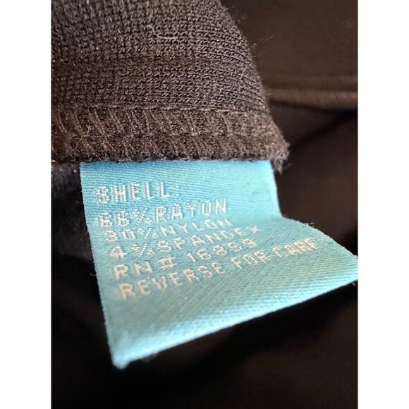 J. Mc Laughlin Black Pant Pull-on Stretch Women's XS Run Big - Picture 7 of 7